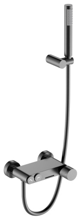 Смеситель STICK для ванны Gun Metall c ручкой TOUCH 