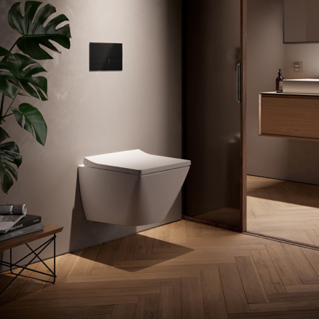 TECEspring Панель смыва плоская,из акрила,, цвет черный 