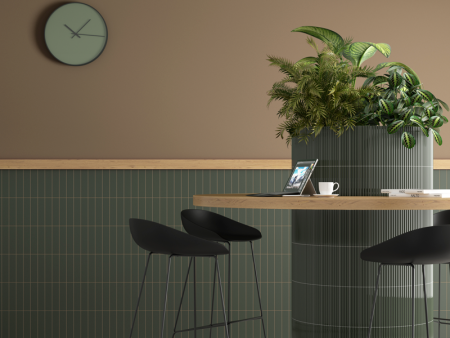  28523 COSTA NOVA ONDA Laurel Green Matt 5x20 см 