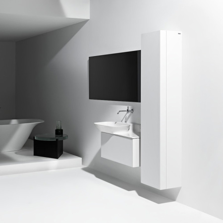 Laufen INO Тумба под раковину 8.1330.1/2, 770х350х355мм, с 1 выдвиж. ящиком, цвет: белый матовый 