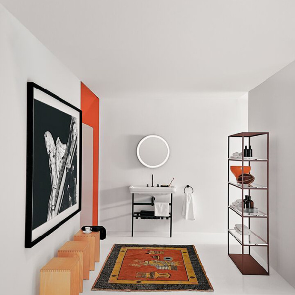 IS Conca Консоль для раковины 80 см  760x483x817мм E224101/E224201/E224301/T4362xx/T436501/T436401/T460401Без сифона E0079AA/T4441XG черный матовый 