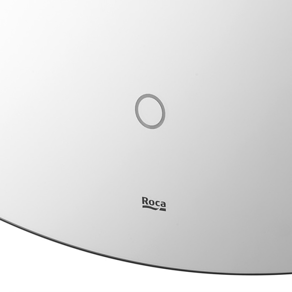 Roca LUNA Зеркало круглое 800х20х800 мм, с LED-подсветкой по периметру, с сенсорным выключателем с диммером (ZRU9307558) 