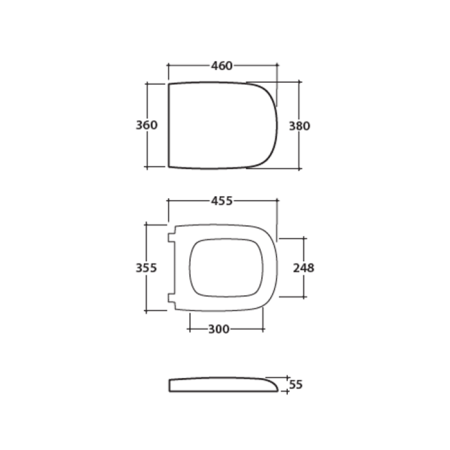GLOBO Argento Сиденье для унитаза-биде GEB01,GEB02,GEB03,GEB04,  цвет белый/хром (микролифт) 