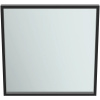 Ideal Standard Conca Квадратное зеркало в черной раме 60 см, диаметральная светодиодная подсветка neutral