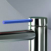 Gattoni Circle Two Накладка на ручку смесителя для ванны и душа, цвет Blu