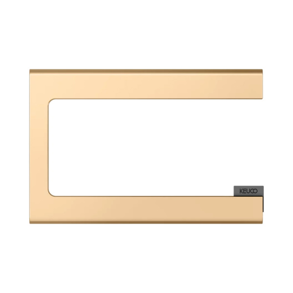 Keuco EDITION 400 Держатель т/б поворотный, открытый, рулон до 120 мм, скрытый крепеж в к-те цвет: brushed brass 