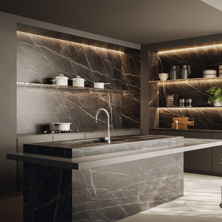 Newform Ycon Смеситель для кухни на 1 отв, с выдвижным изливом,  излив 266 мм, цвет: Bianco opaco 