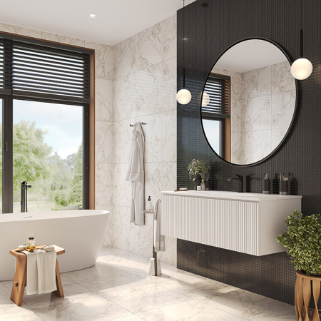 TW Shape комплект мебели, база с раковиной Kerasan 548001*1, 122х52см, с 1-м выдвиж. ящиком с механизмом push to open, цвет: белый матовый RAL9003 