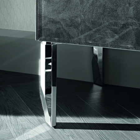 VITAGE milldue edition Раковина ZURIGO81 накладная 81х44.2хh14см без перелива c 3отв. ceramilux/сталь, цвет: белый/сталь 