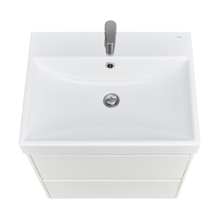 Roca ONA Тумба подвесная 585x450x565 мм. для раковины 600 мм, с 2 ящиками, белый матовый 