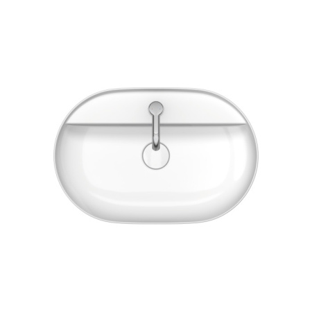 Duravit Luv Раковина на столешницу 600мм Luv, цвет белый, без переливас площадкой, с 1 отв. под смеситель (Спец.цена из наличия) 