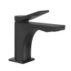 GESSI Rilievo Смеситель для раковины на 1 отв. без донного клапана  h=156мм, излив 131мм , цвет: nero XL