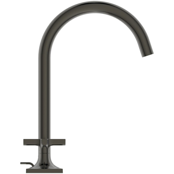 Ideal Standard Joy Neo Смеситель для раковины, на 3 отв, с донным клапаном, цвет: PVD Magnetic Grey 