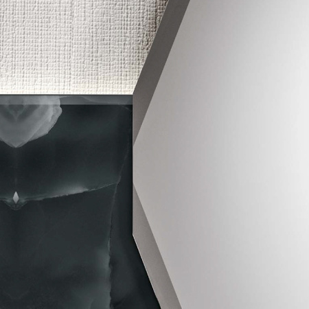 VITAGE milldue edition Раковина DETROIT62 накладная 61.8х43хh14см без перелива c 3отв. ceramilux/сталь, цвет: белый/сталь 