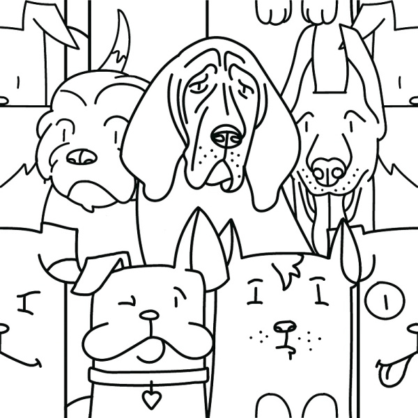 Керамогранит Codicer Oh My Dog White 25x25 