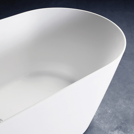 Gruppo Treesse Inka Ванна 150x70xh60 см. овальная  отдельностоящая , акриловая, со щелевым переливом, цвет белый матовый 