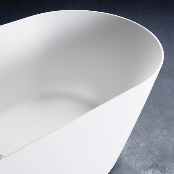 Gruppo Treesse Inka Ванна 150x70xh60 см. овальная  отдельностоящая , акриловая, со щелевым переливом, цвет белый матовый 