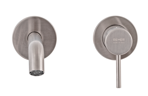 Смеситель для раковины Remer X Style X15PLXV, сталь 