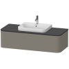 Duravit Happy D.2 Plus Раковина 600х460мм с переливом, 1 отв под смес,  выпуск с керам. покрытием цвет белый (Спец.цена из наличия)