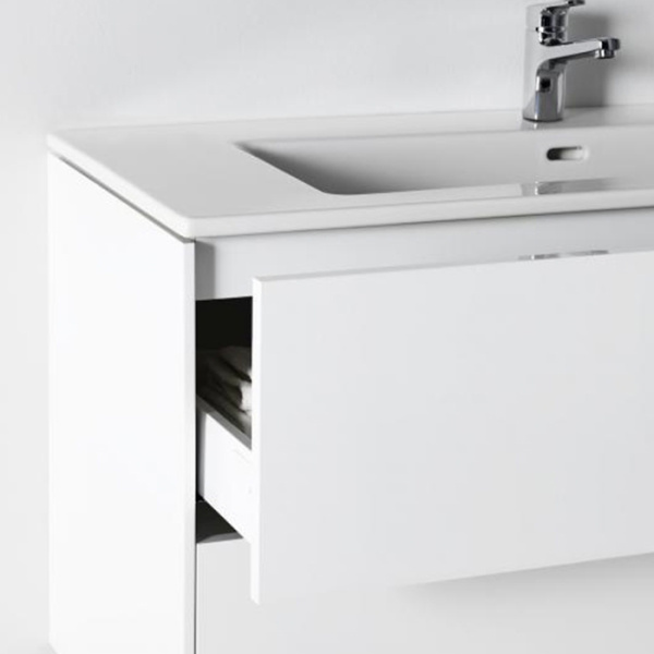 Laufen Pro S Комплект, раковина и база 800х500х610 мм, с 1 отв под смеситель,с 2 ящиками с мех. push-and-pull, белый матовый 