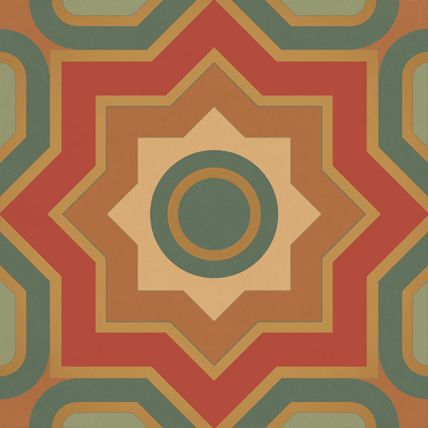 Керамогранит Scs Mandala Gold 19,8х19,8 