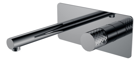 Смеситель STICK из стены Shine Gun Metal 