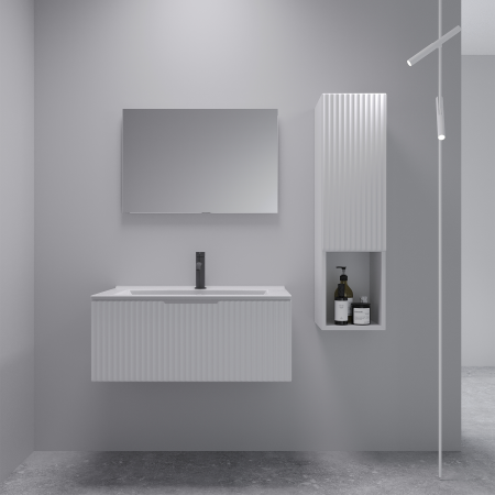 Тумба под раковину/столешницу Кито, Флавио Белый РЕТ 80 