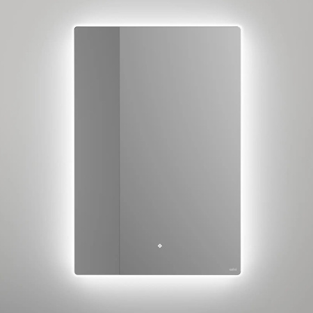 SALINI Зеркало для ванны OMBRA с LED подсветкой 900х900х25 мм, влагостойкое AGC Сrystalvision, сенс выкл, крепления,обогрев, антизапот 