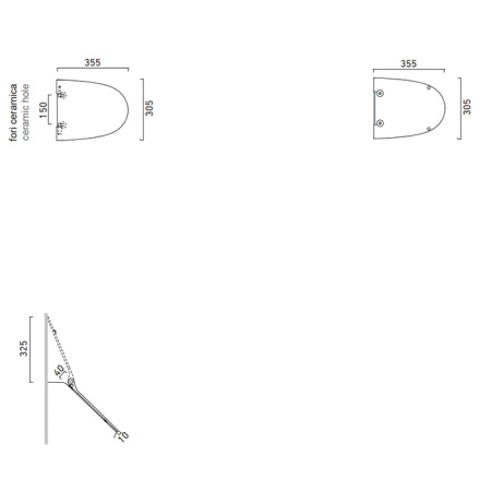 Catalano COMFORT Крышка для писсуара с микролифтом, цвет черный матовый 