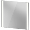 Duravit XViu Зеркало с подсветкой 800x820x40мм, сенсорное управление, цвет: черный матовый