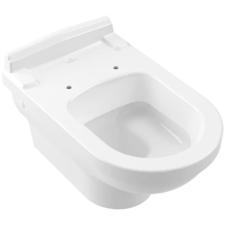 Villeroy&Boch Hommage Унитаз подвесной 370*600*345, покрытие CeramicPlus, цвет альпийский белый 