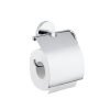 HG Logis Держатель туалетной бумаги с крышкой, цвет: хром