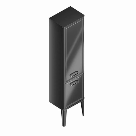 Kerama Marazzi Пенал POMPEI напольный\подвесной 150, черный глянцевый (замена PO.N.150\BLK) 