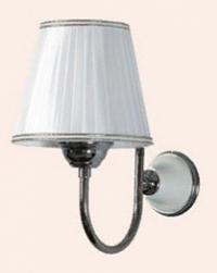 TW Harmony 029, настенная лампа светильника с основанием, цвет: белый/хром, абажур на выбор