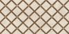 Декор керамический 262545 EMOTE DECORO INTRECCIO Crema/Marrone 39x78 см