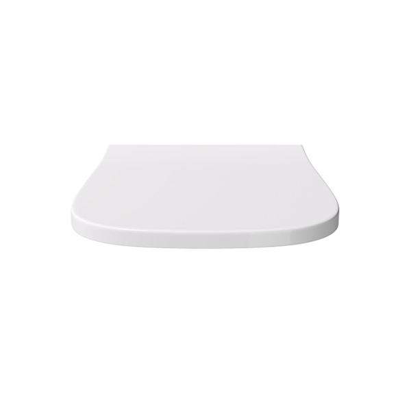 Alice Wunder  Сиденье с крышкой для унитаза WUNDER, с микролифтом, белый глянцевый, крепления хром 