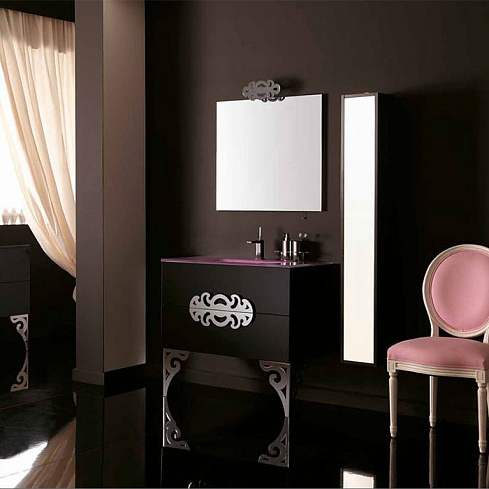 Eurolegno Glamour Комплект мебели, Цвет: чёрный глянцевый