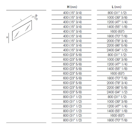 Agape Nudo LED Зеркало настенное 120x80x3.8 см с LED подсветкой 