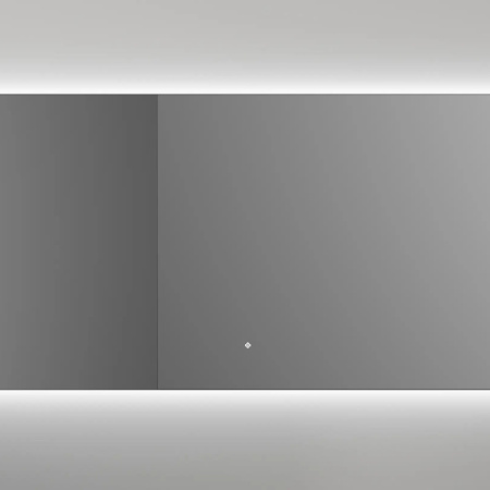 SALINI Зеркало для ванны OMBRA с LED подсветкой 1000х700х25 мм, влагостойкое AGC Сrystalvision, сенс выкл, крепления,обогрев, антизапот 