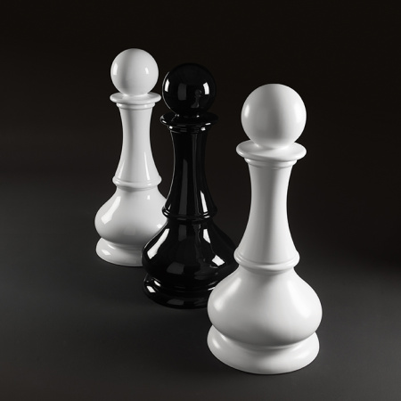 Kerasan Artwork Cтатуэтка декоративная Pedone, цвет черный глянцевый (4125K1bi/cr*1 