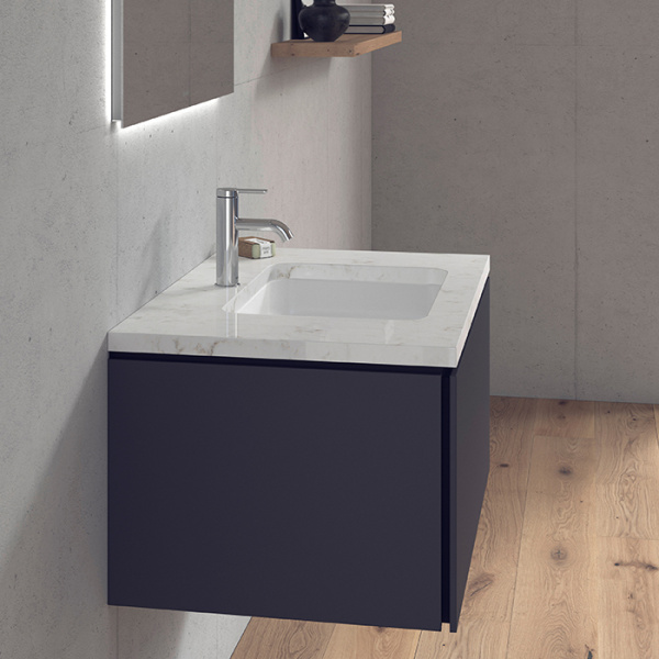 DURAVIT Happy D.2  Раковина встраиваемая снизу 480х345 мм., без отверстия для смесителя, с переливом, цвет белый (Спец.цена из наличия) 
