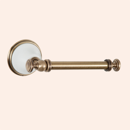 TW Harmony 019, держатель для т/б, цвет держателя:  белый/бронза 