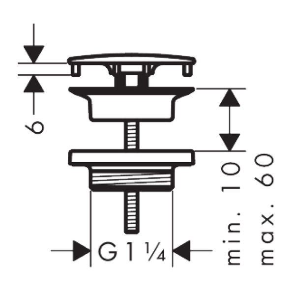 HG Сливной набор для раковины, цвет: полированное золото 