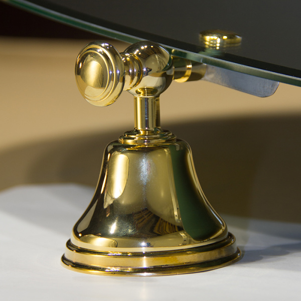 TW Harmony 021, вращающееся зеркало овальное 56*8*h66, цвет держателя: золото 