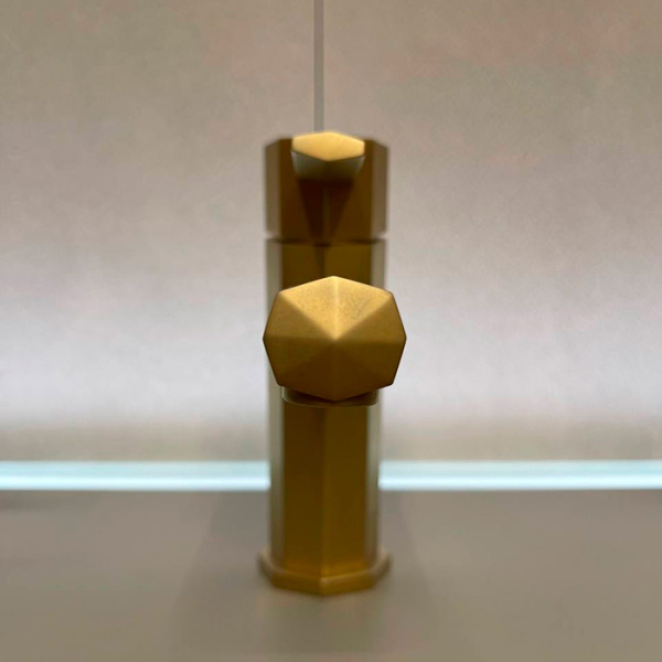 Stella Firenze Смеситель для раковины на 1 отверстие 3222MC, цвет: латунь матовая 