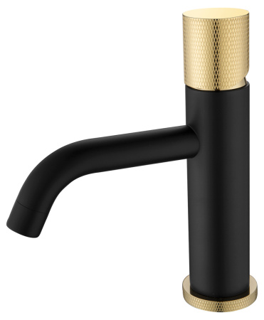 Смеситель STICK для умыв. низ. BLACK TOUCH GOLD_Комплект 