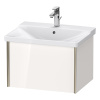 Duravit P3 Comforts Раковина  для мебели, с перел., с 1 отв. под смес., вкл. заглушку для перелива, хром, 650x500мм, Цвет: Белый