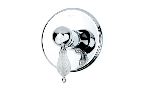 Смеситель встроенный CRYSTAL, хром_Комплект 