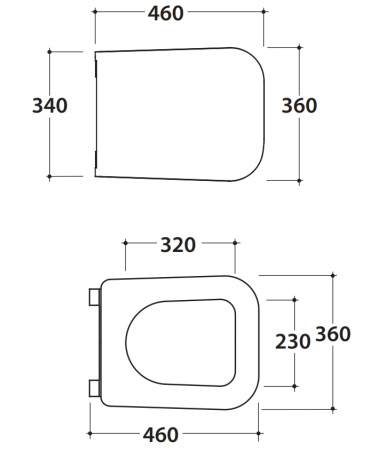 GLOBO Stone Сиденье для унитазов 56см STS06/STS02/ST001, цвет белый/шарниры хром (микролифт) 