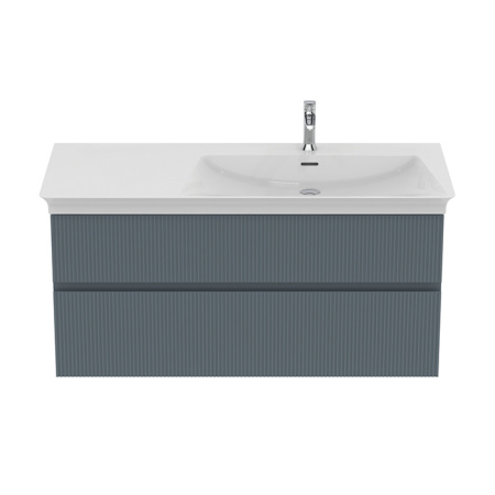 Ideal Standard La Dolce Vita Раковина 1260х535хh145 мм, подвесная/накладная, ассиметричная, чаша справа, 1 отв, с переливом, без крепежа, цвет: белый 